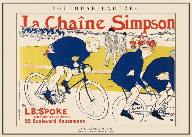 Toulouse-Lautrec La Chaîne Simpson No1 - Plakát