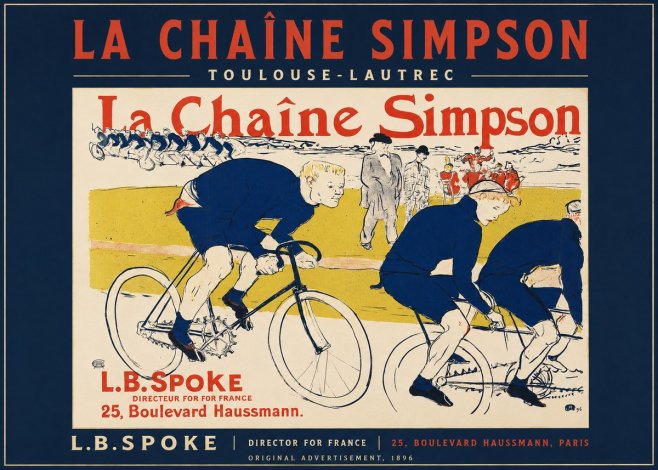 Toulouse-Lautrec La Chaîne Simpson No2 - Plakát