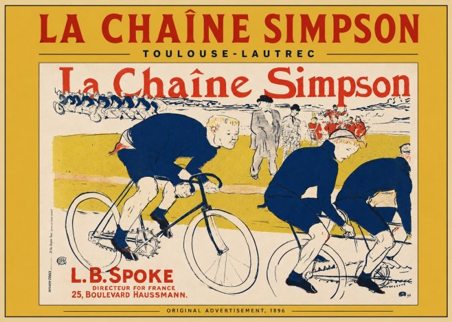Toulouse-Lautrec La Chaîne Simpson No3 - Plakát