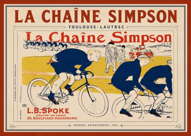 Toulouse-Lautrec La Chaîne Simpson No6 - Plakát