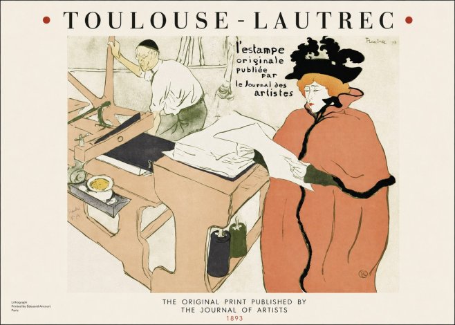 Toulouse-Lautrec L'estampe Originale No1 - Plakát