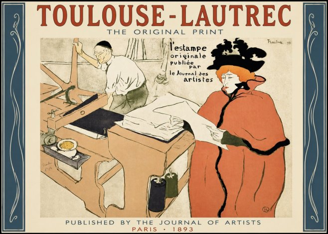 Toulouse-Lautrec L'estampe Originale No2 - Plakát