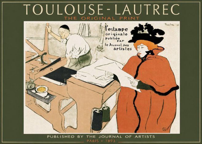 Toulouse-Lautrec L'estampe Originale No3 - Plakát