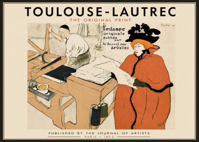 Toulouse-Lautrec L'estampe Originale No6 - Plakát