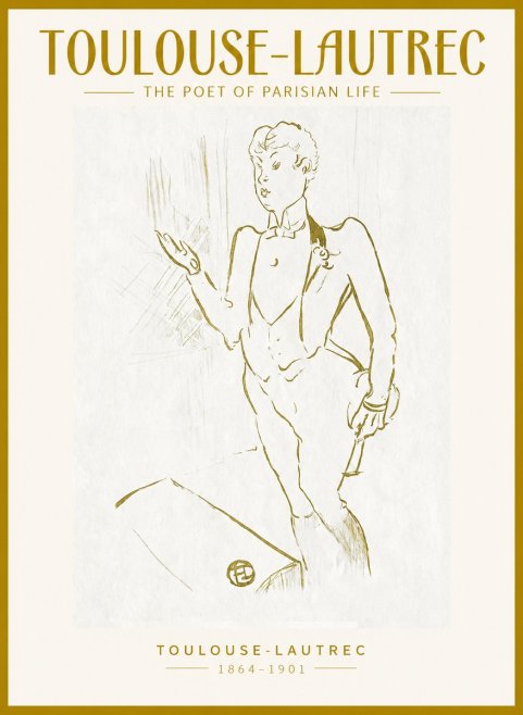 Toulouse-Lautrec The Poet of Parisian Life No1 - Plakát