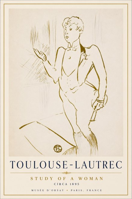 Toulouse-Lautrec The Poet of Parisian Life No2 - Plakát