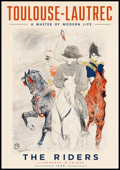 Toulouse-Lautrec The Riders No2 - Plakát