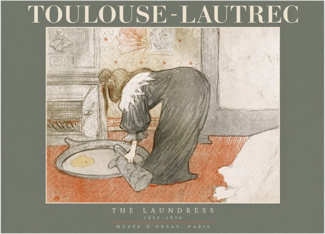 Toulouse-Lautrec The Laundress No2 - Plakát