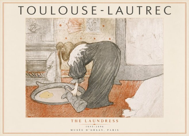 Toulouse-Lautrec The Laundress No5 - Plakát