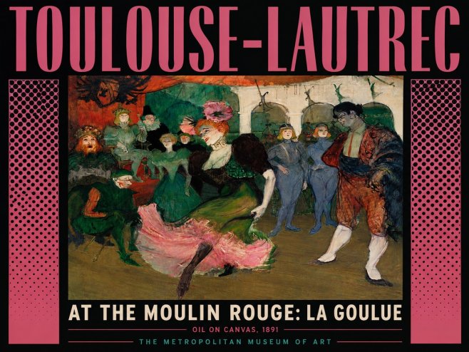 Toulouse-Lautrec At the Moulin Rouge: La Goulue No6 - Plakát