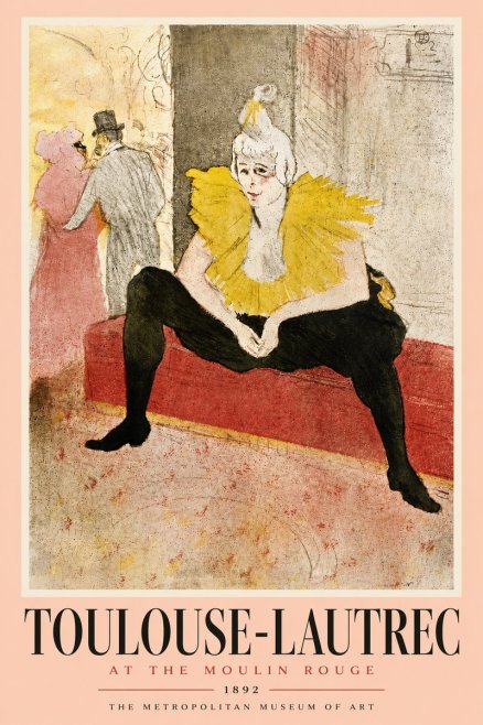 Toulouse-Lautrec At the Moulin Rouge X No6 - Plakát