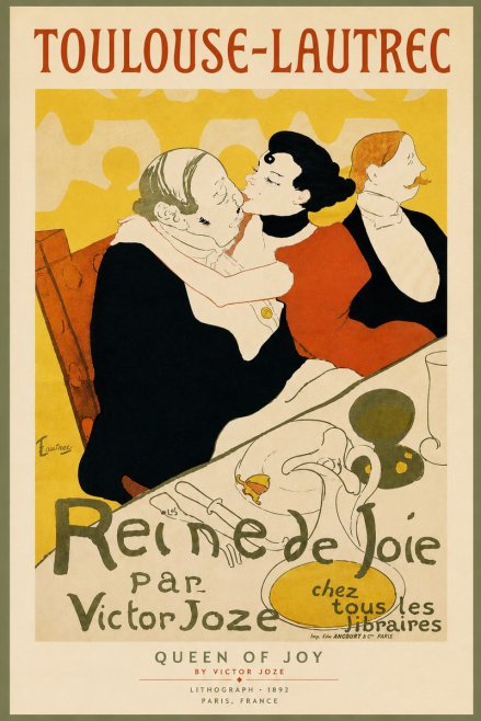 Toulouse-Lautrec Reine De Joie II No5 - Plakát