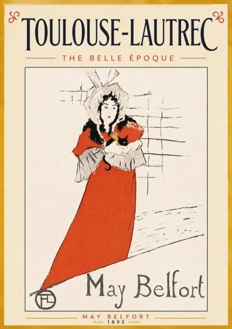 Toulouse-Lautrec May Belfort No5 - Plakát