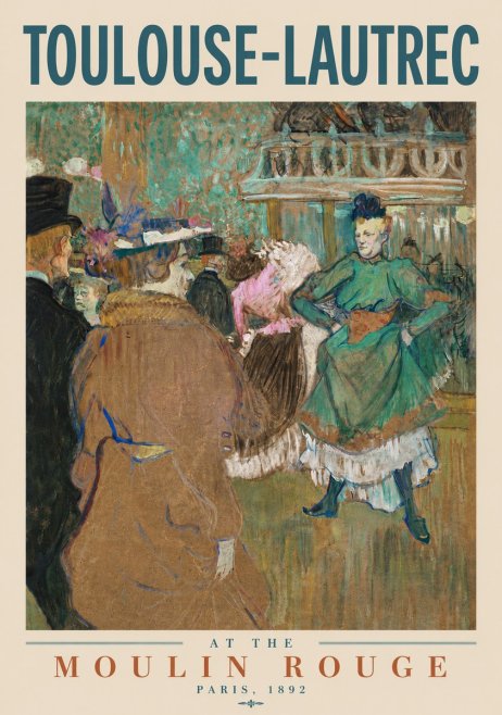 Toulouse-Lautrec At the Moulin Rouge XIII No4 - Plakát