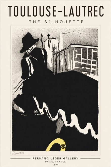 Toulouse-Lautrec The Silhouette No1 - Plakát