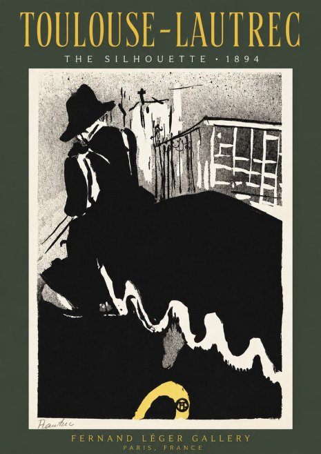 Toulouse-Lautrec The Silhouette No2 - Plakát