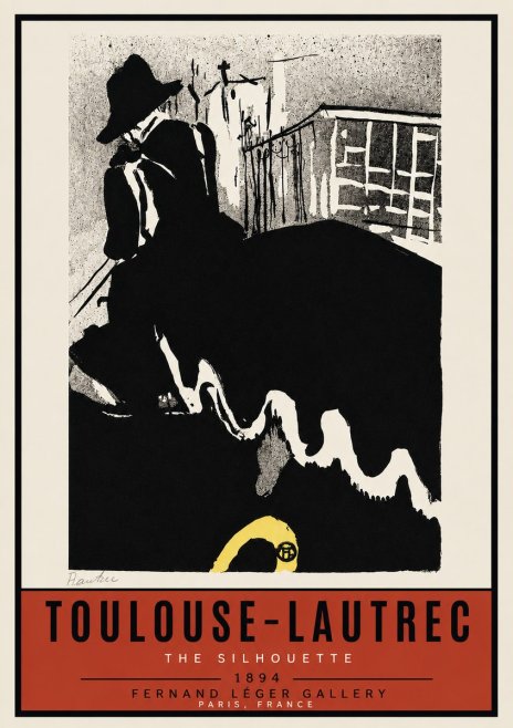 Toulouse-Lautrec The Silhouette No3 - Plakát
