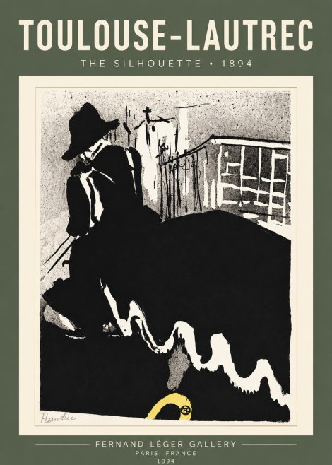 Toulouse-Lautrec The Silhouette No4 - Plakát