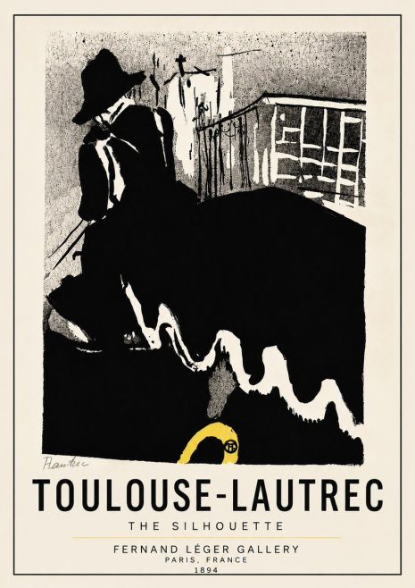 Toulouse-Lautrec The Silhouette No5 - Plakát