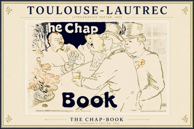 Toulouse-Lautrec The Chap-book No3 - Plakát