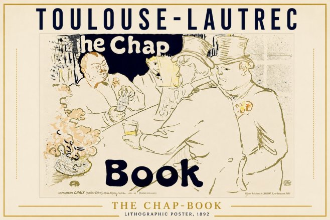 Toulouse-Lautrec The Chap-book No4 - Plakát