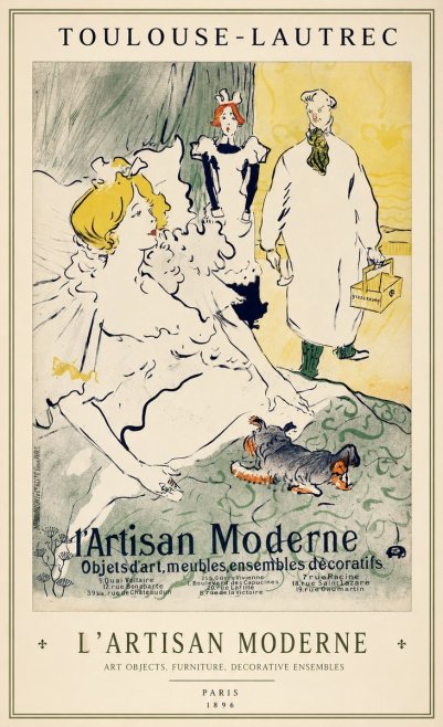 Toulouse-Lautrec L'artisan Moderne No1 - Plakát