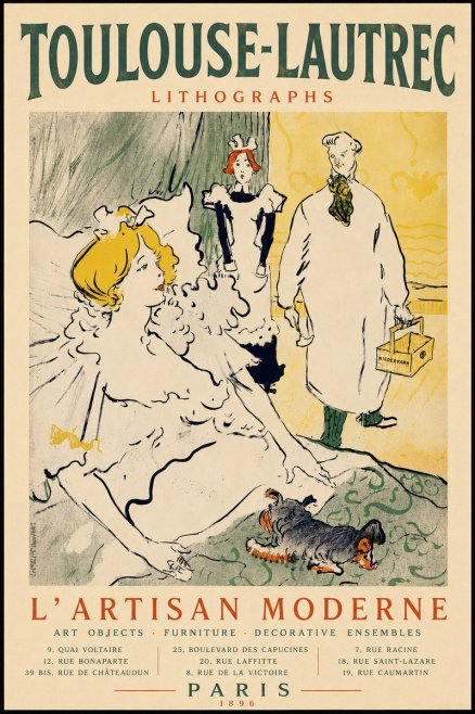 Toulouse-Lautrec L'artisan Moderne No4 - Plakát