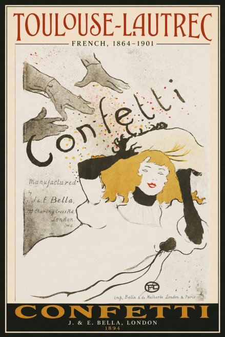 Toulouse-Lautrec Confetti No2 - Plakát