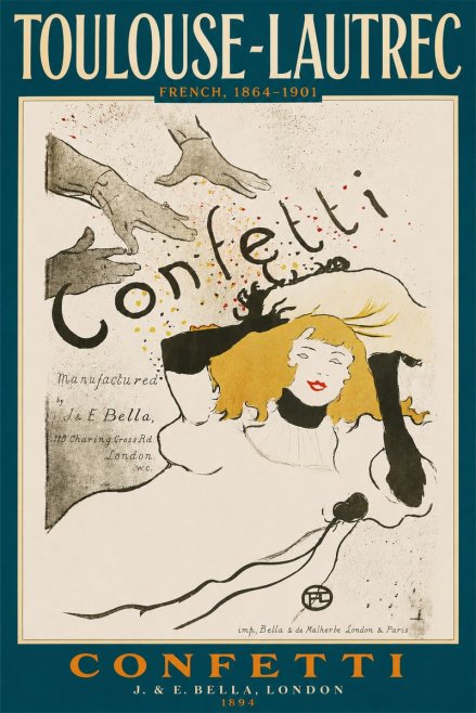 Toulouse-Lautrec Confetti No4 - Plakát