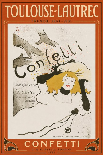 Toulouse-Lautrec Confetti No6 - Plakát