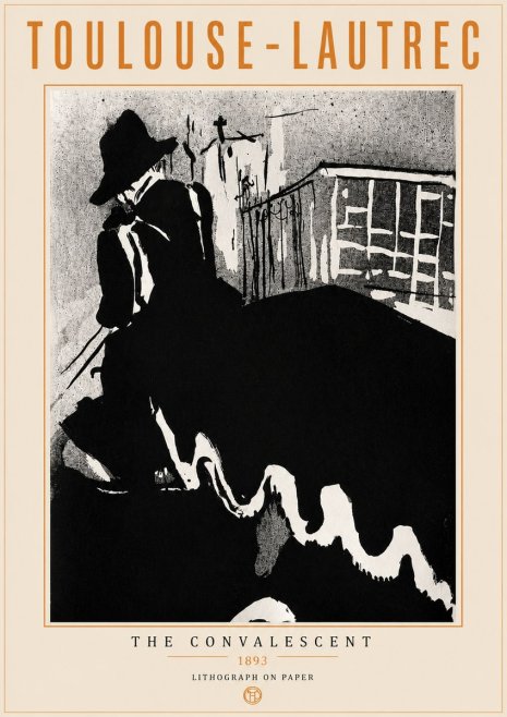Toulouse-Lautrec The Convalescent No5 - Plakát