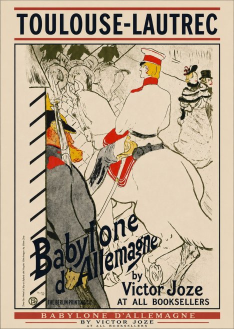Toulouse-Lautrec Babylone D'allemagne No4 - Plakát
