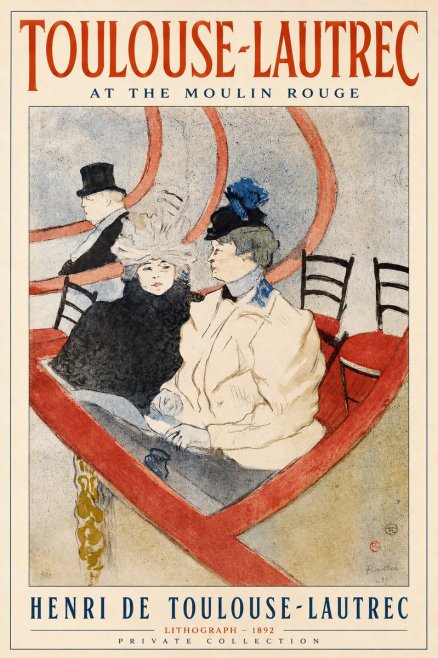Toulouse-Lautrec At the Moulin Rouge XVI No2 - Plakát