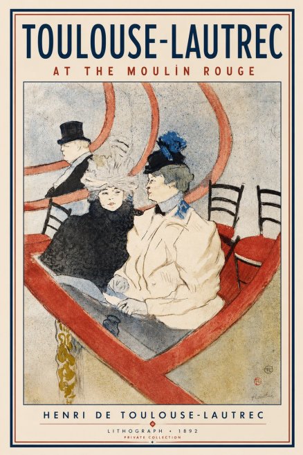 Toulouse-Lautrec At the Moulin Rouge XVI No3 - Plakát