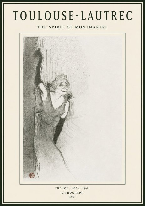 Toulouse-Lautrec The Spirit of Montmartre No1 - Plakát