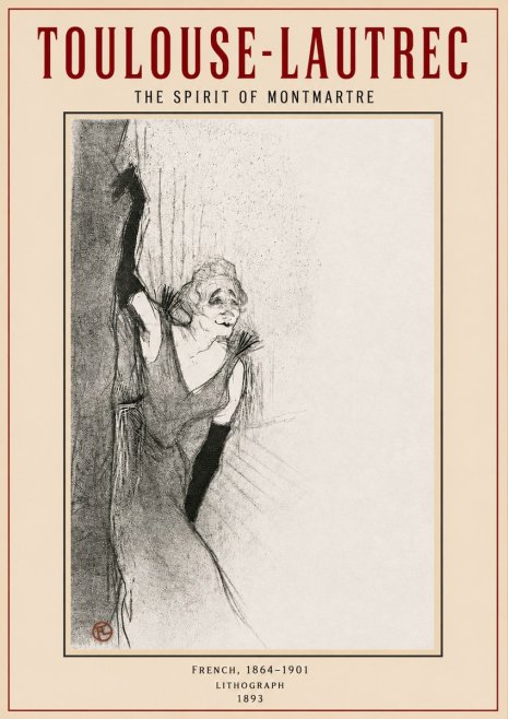 Toulouse-Lautrec The Spirit of Montmartre No4 - Plakát