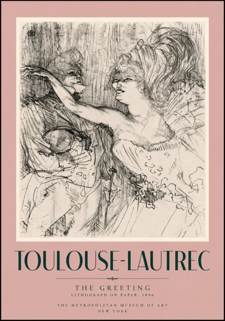 Toulouse-Lautrec The Greeting No5 - Plakát