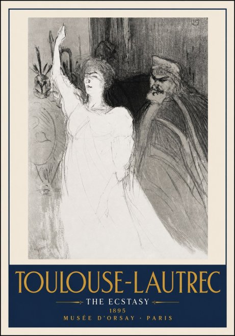 Toulouse-Lautrec The Ecstasy No4 - Plakát