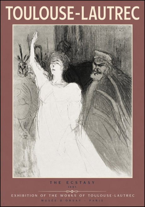 Toulouse-Lautrec The Ecstasy No5 - Plakát