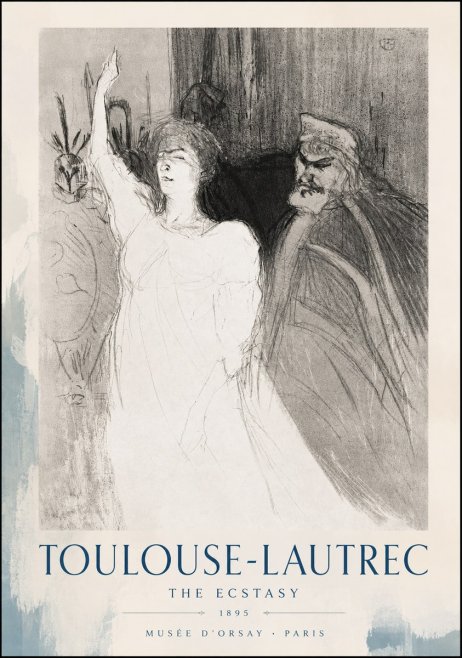 Toulouse-Lautrec The Ecstasy No6 - Plakát