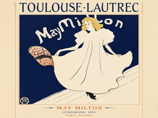 Toulouse-Lautrec May Milton No6 - Plakát