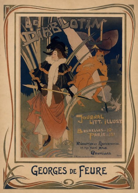 Georges de Feure Le Diablotin I No1 - Plakát