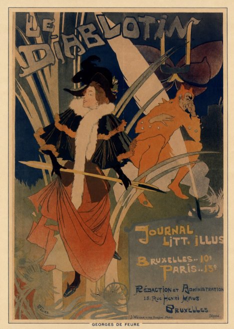 Georges de Feure Le Diablotin I No6 - Plakát