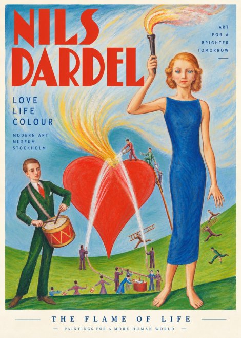 Nils Dardel The Flame of Life No3 - Plakát
