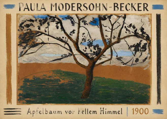 Paula Modersohn-Becker Apfelbaum Vor Hellem Himmel No1 - Plakát
