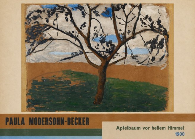 Paula Modersohn-Becker Apfelbaum Vor Hellem Himmel No4 - Plakát