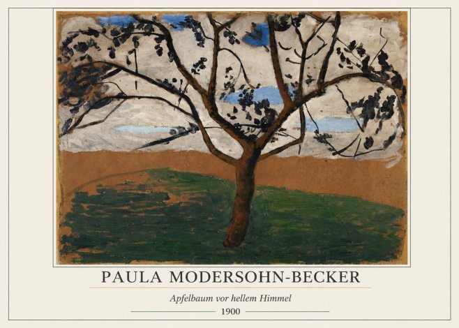 Paula Modersohn-Becker Apfelbaum Vor Hellem Himmel No5 - Plakát