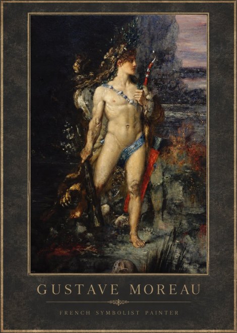 Gustave Moreau Saint Sebastian I No1 - Plakát