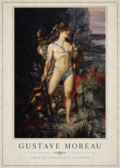 Gustave Moreau Saint Sebastian I No2 - Plakát