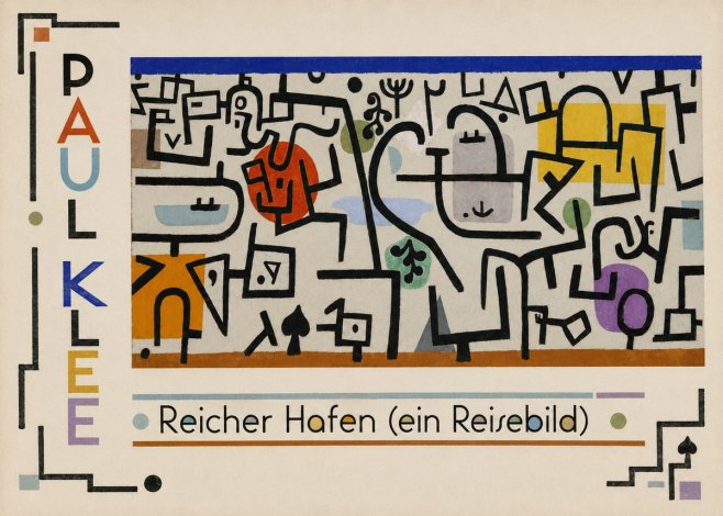 Paul Klee Reicher Hafen (Ein Reisebild) I No2 - Plakát